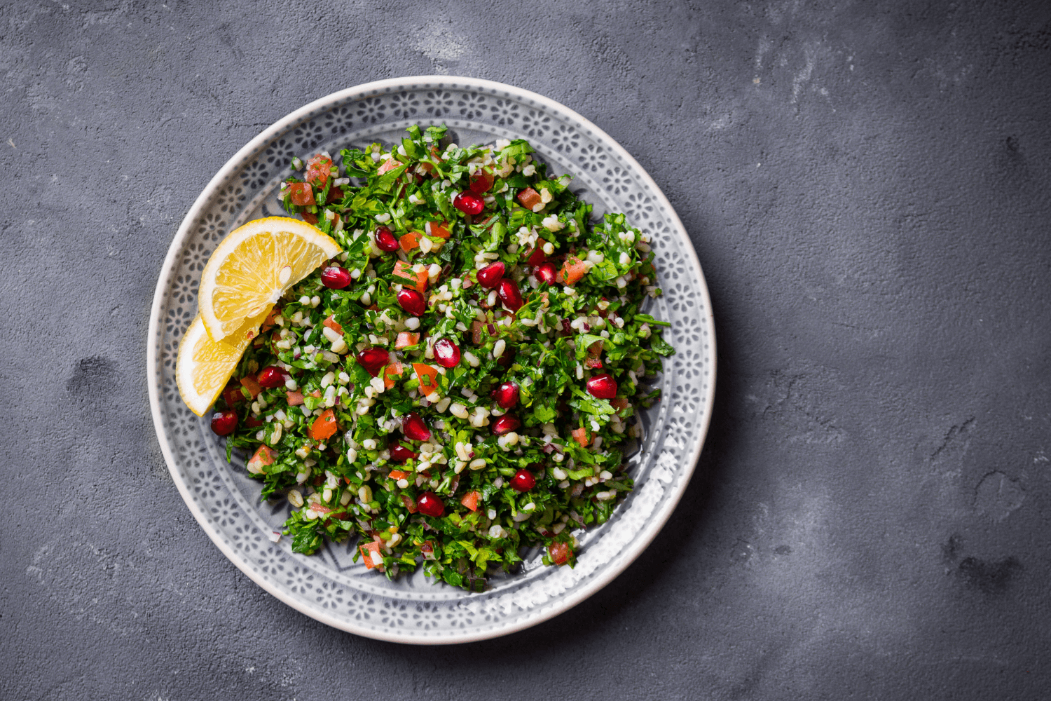 Bulgur salát (tabbouleh styl)